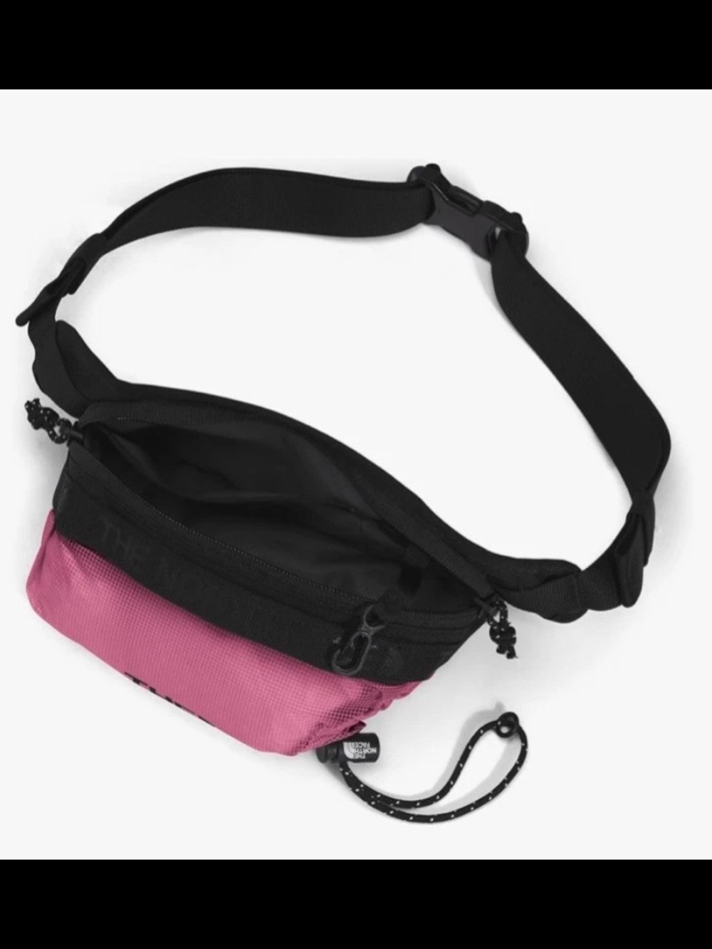 🎄🧑🎄 The North Face Bozer Hip Pack Red Violet Black Hiking Running Gym Beach NWT - Picture 2 of 12